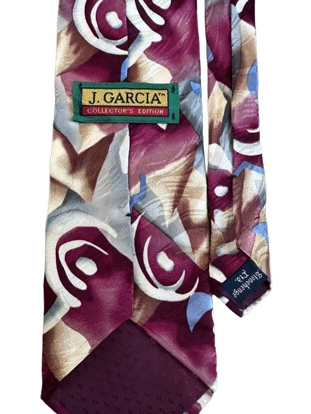 J. Garcia Art Deco Abstract Silk Necktie 4” Jerry Garcia Tie